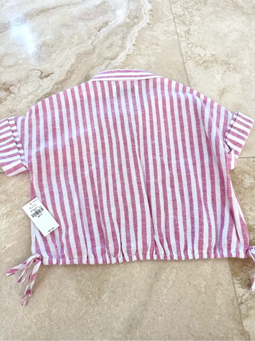 Girls Old Navy linen top